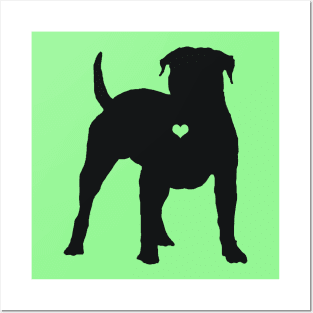 My American Bulldog Heart Belongs To You Posters and Art